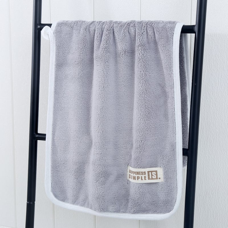 Πετσέτα προσώπου από coral velvet, παχύτερη έκδοση ενηλίκων, μαλακή και απορροφητική, δεν χάνει ίνες; Υλικό: coral fleece; Νήμα: 150D; Βάρος: 140–170 g; Κύριο περιεχόμενο: 80% πολυεστέρας; Προσαρμογή λογότυπου