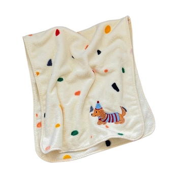 Σετ τριών τεμαχίων πετσέτες μπάνιου ενηλίκων από φλις κοραλλιού, βάρος ≥500 γρ.