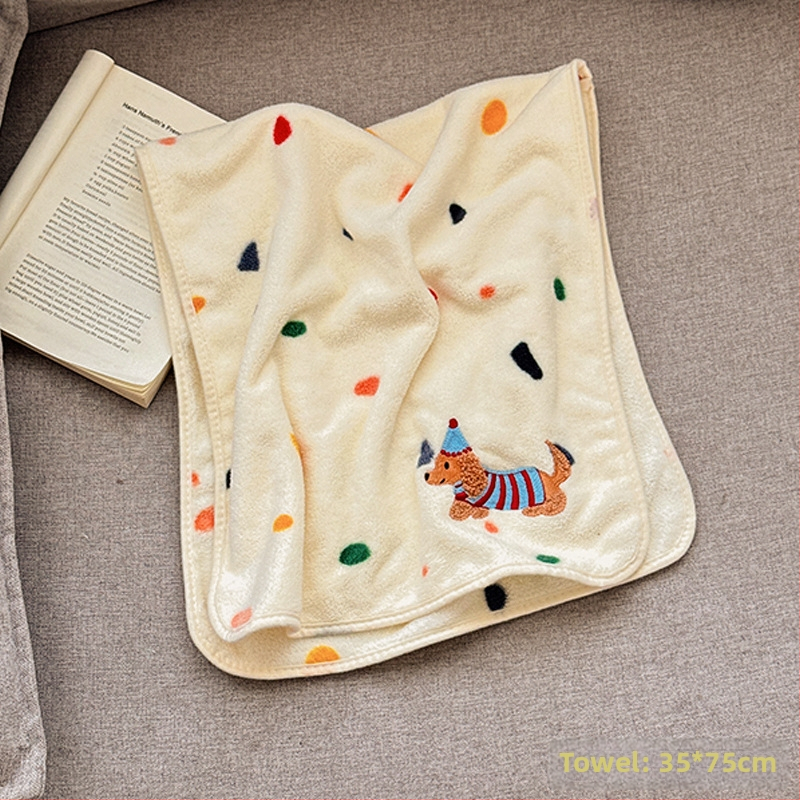 Σετ τριών τεμαχίων πετσέτες μπάνιου ενηλίκων από φλις κοραλλιού, βάρος ≥500 γρ.