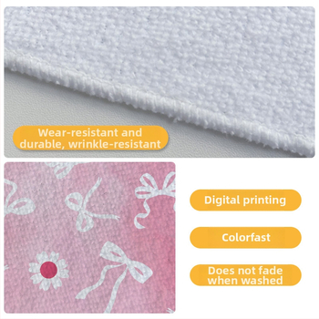 Πετσέτα κουζίνας Manquan, μικροϊνες, Cherry Bow εκτύπωση, 50-80 g