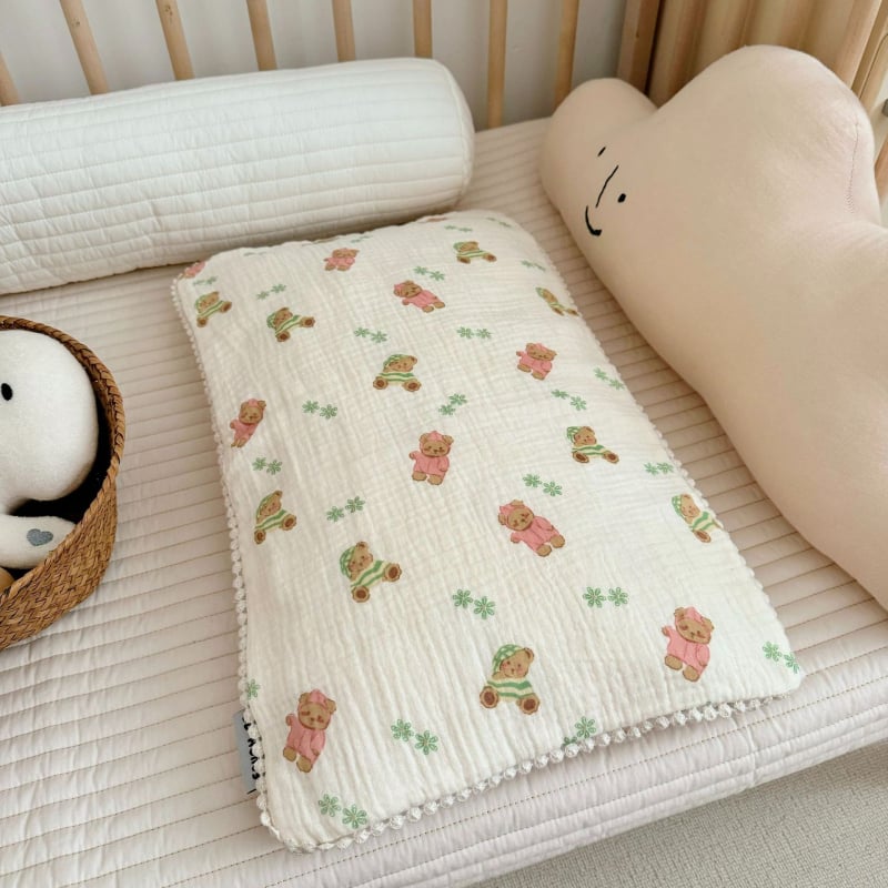 Βρεφική πετσέτα γάζας έξι στρωμάτων, νήμα 40, εκτυπωμένη, βάρος κάτω από 50 g