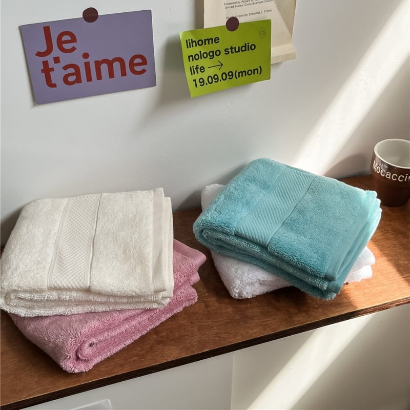 Man's xuan Πετσέτα μπάνιου και πετσέτα προσώπου από 100% βαμβάκι, 32s νήμα, παχύ terry, βάρος >200 g