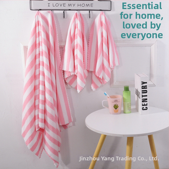 Σετ τριών πετσετών σε κουτί δώρου — πετσέτες μπάνιου από κοραλλί φλίς, με λογότυπο, προσαρμόσιμες, άνω των 500 g