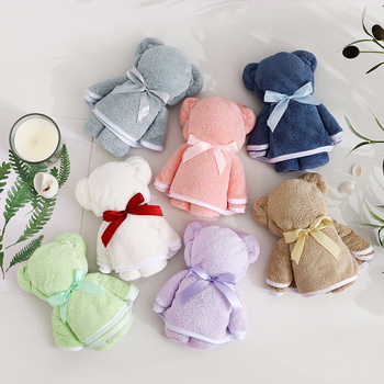 Σετ πετσέτες προσώπου σε κουτί δώρου, βελούρ coral velvet, 40 τεμάχια, ραμμένες, επίπεδη ύφανση, 80–100 γρ, παραμετροποίηση