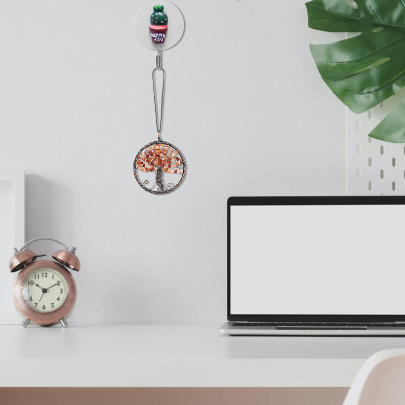 Privjesak Životno stablo od kristala – Materijal: kristal, Oblik: zvončići vjetra, Stil: moderni minimalistički