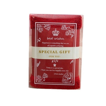 Πετσέτα προσώπου — Κοραλλί φλίς, 150D, απλή ύφανση, 50–80 g