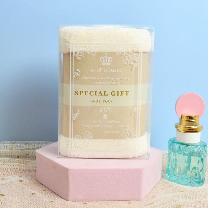 Πετσέτα προσώπου — Κοραλλί φλίς, 150D, απλή ύφανση, 50–80 g