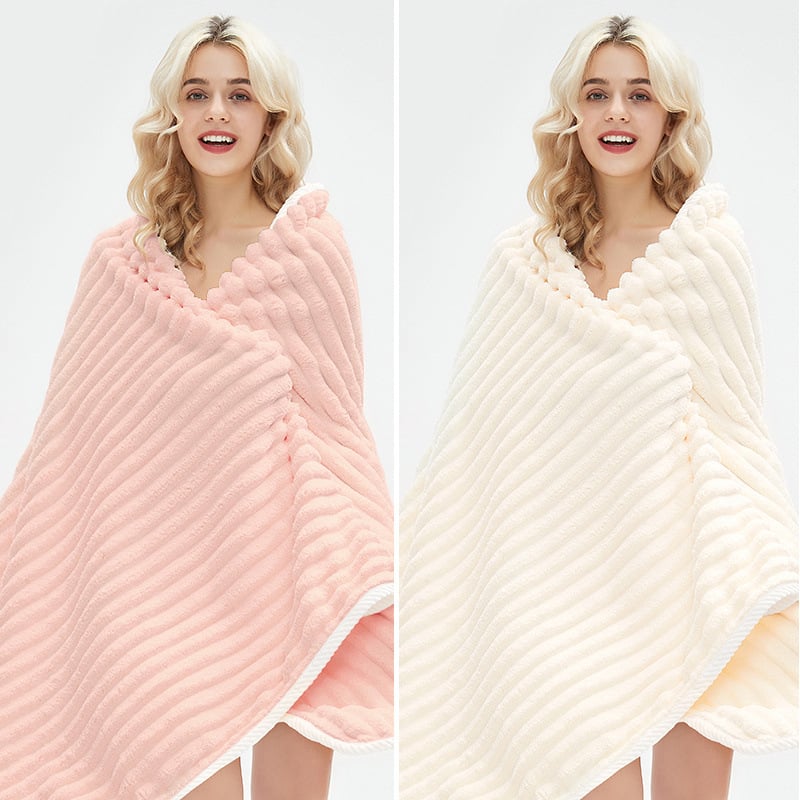 Σετ πετσέτες μπάνιου από Coral Fleece, 3 τεμάχια, 200 g ή περισσότερο, 60s νήμα, πετσέτες μπάνιου και προσώπου