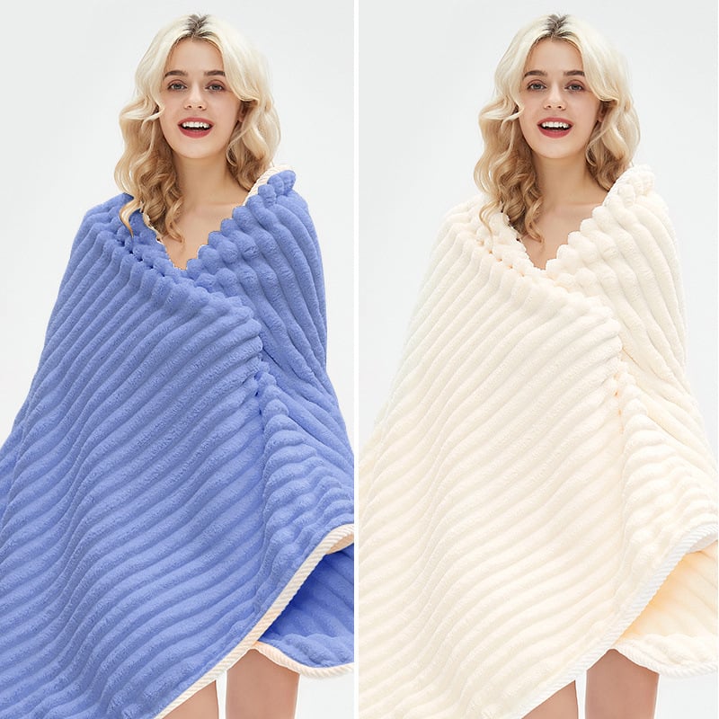 Σετ πετσέτες μπάνιου από Coral Fleece, 3 τεμάχια, 200 g ή περισσότερο, 60s νήμα, πετσέτες μπάνιου και προσώπου