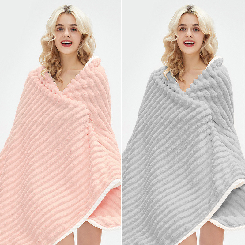 Σετ πετσέτες μπάνιου από Coral Fleece, 3 τεμάχια, 200 g ή περισσότερο, 60s νήμα, πετσέτες μπάνιου και προσώπου