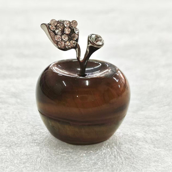 Kristalni ukras u obliku voća - materijal: kristal; kategorija: sirovi kristal; pakiranje: PP vrećica; stil: moderan minimalistički