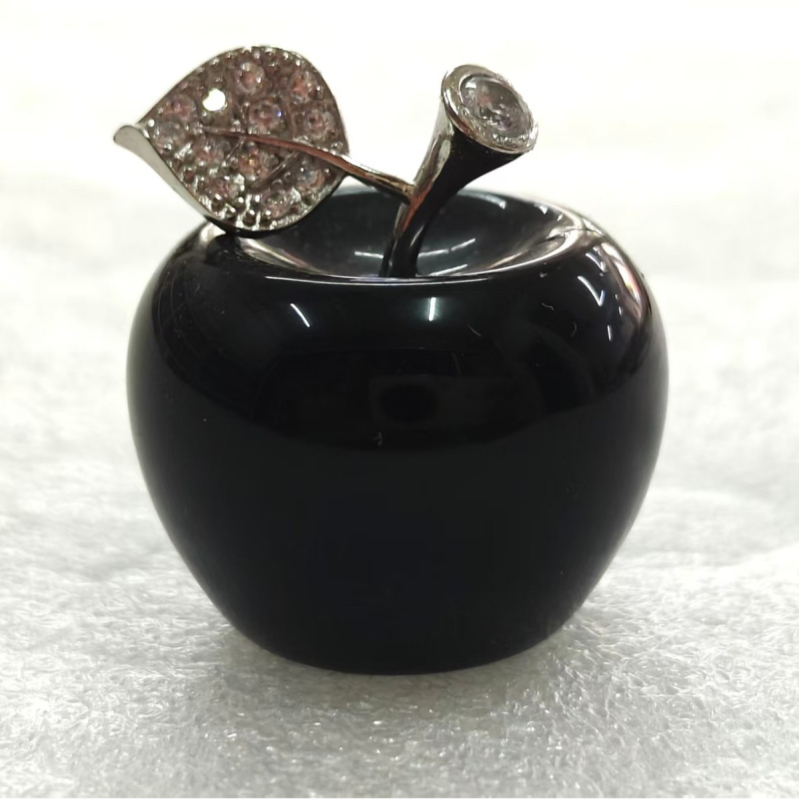 Kristalni ukras u obliku voća - materijal: kristal; kategorija: sirovi kristal; pakiranje: PP vrećica; stil: moderan minimalistički