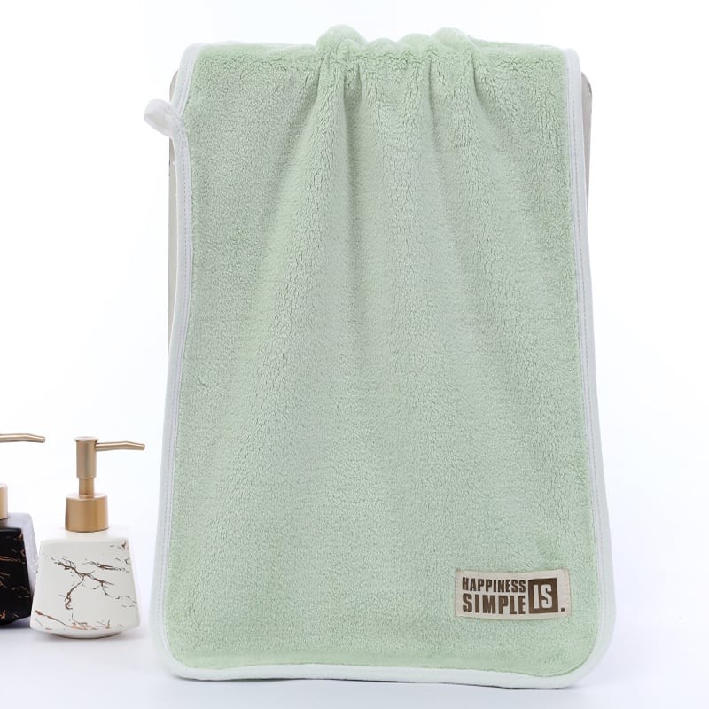 Σετ πετσετών από Coral Fleece για μπάνιο και πρόσωπο — Υλικό: Coral Fleece; Νήμα: 40; Βάρος: >200 g; Διαδικασίες: κέντημα, ραφή, εκτύπωση, άκρη με γάντζο; Προσαρμογή: Ναι