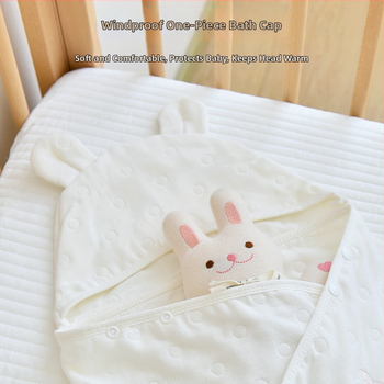 Βρεφική πετσέτα μπάνιου από 100% βαμβάκι, τζακάρ, 300–400 γρ