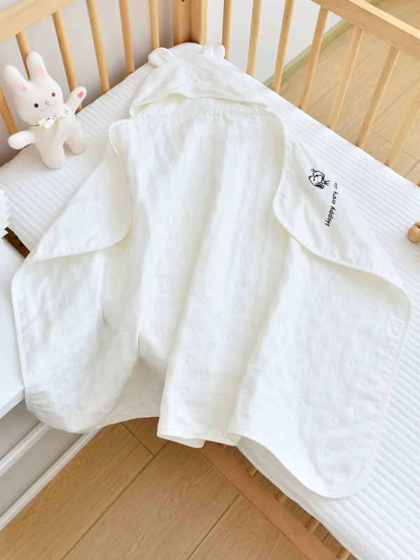 Βρεφική πετσέτα μπάνιου από 100% βαμβάκι, τζακάρ, 300–400 γρ