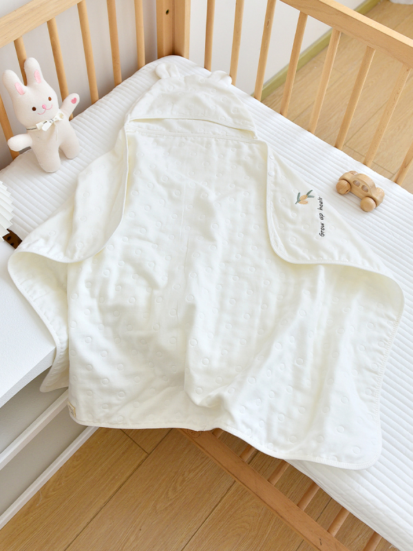 Βρεφική πετσέτα μπάνιου από 100% βαμβάκι, τζακάρ, 300–400 γρ