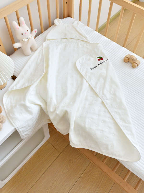 Βρεφική πετσέτα μπάνιου από 100% βαμβάκι, τζακάρ, 300–400 γρ