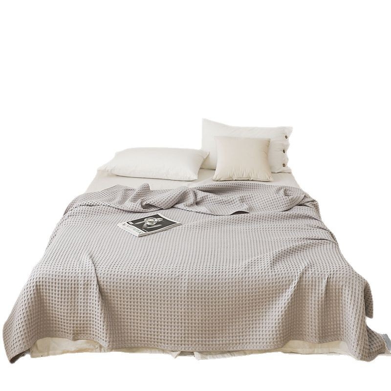 Ljetna pamučna waflasta deka-ručnik, 1.1–1.5 kg, 100% pamuk.