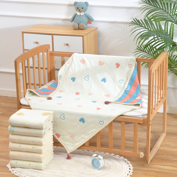 Dječji pamučni ručnikasti prekrivač s žakardom, 8 slojeva, reaktivno bojanje, za proljeće i jesen, 495 g