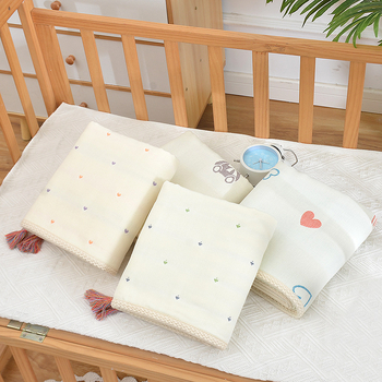 Dječji pamučni ručnikasti prekrivač s žakardom, 8 slojeva, reaktivno bojanje, za proljeće i jesen, 495 g