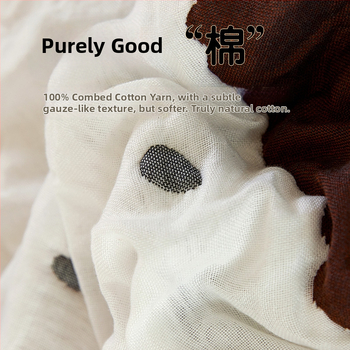 Kūdikių rankšluosčių pledas iš medvilninės marlės, dešimties sluoksnių, mažiau nei 300 g, visiems metų laikams, animacinis raštas