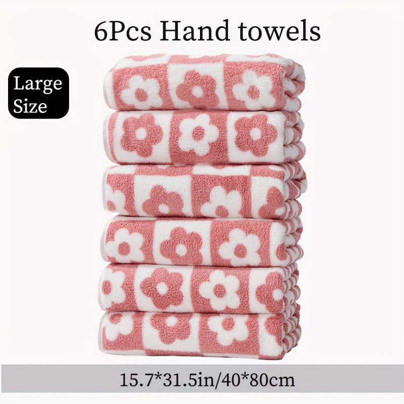 Set ručnika za jesen-zimu, mikrovlakno, cvjetni uzorak, s mogućnošću prilagodbe