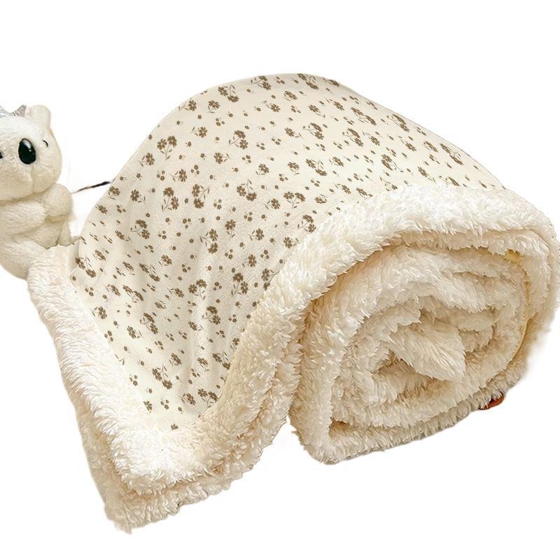 Plišano pokrivalo, dvostruko sloj, uzor pruge i crtani, za sve sezone