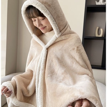 Dvostruka froté deka, poliester, karirani uzorak, za sve sezone, vintage stil