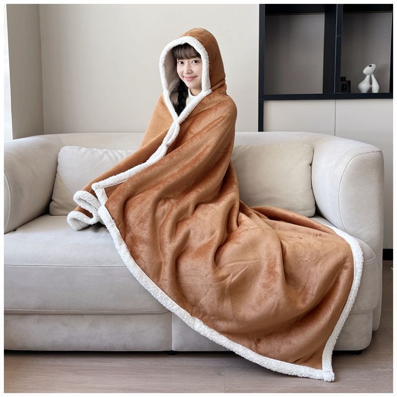 Dvostruka froté deka, poliester, karirani uzorak, za sve sezone, vintage stil