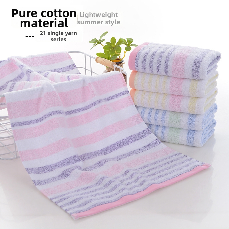Jieying ručnik za lice od 100% pamuka, 21 vlakana, Jacquard/Plain tkanina, 80–100 g, mekan, upijajući, bez dlačica