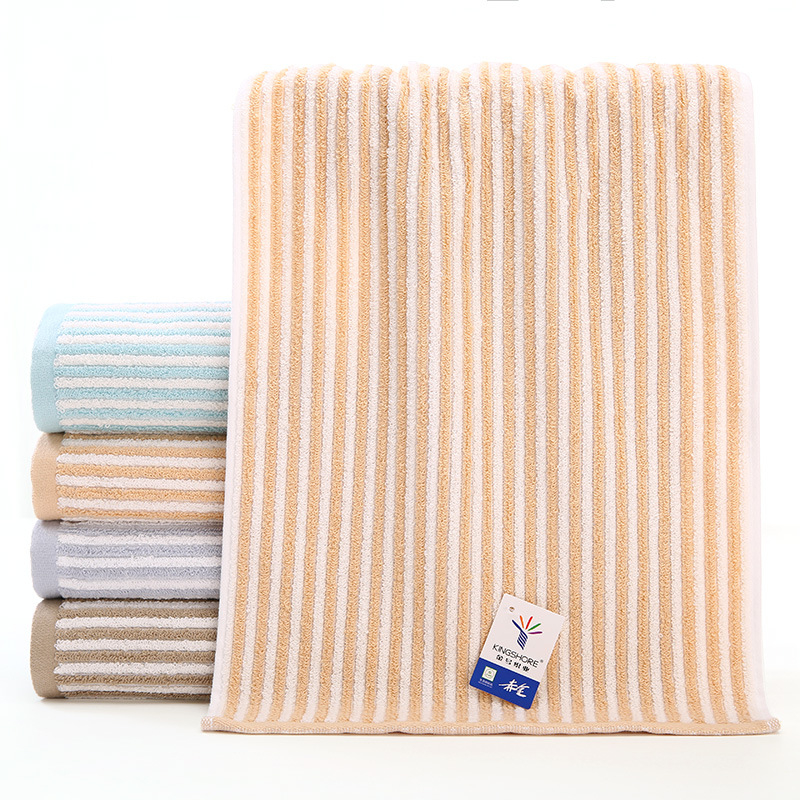 Σετ τεσσάρων πετσέτων από 100% βαμβάκι για πρόσωπο και σώμα — μαλακές, απορροφητικές, με αυξημένη πυκνότητα