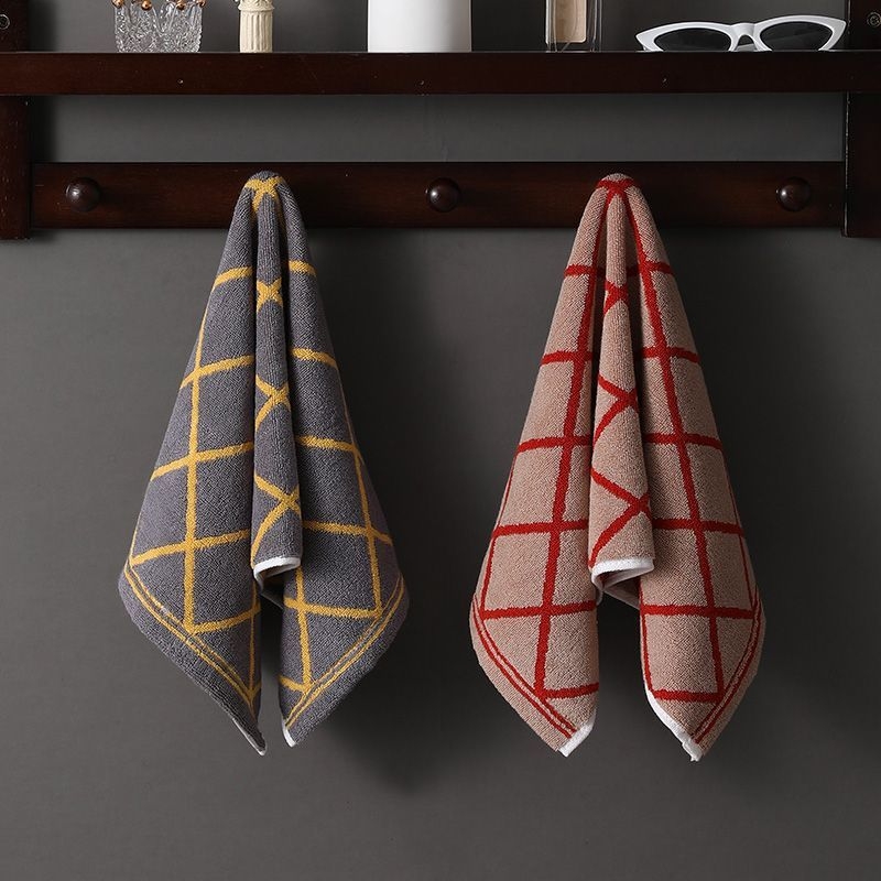 Βαμβακερή Jacquard πετσέτα προσώπου, απορροφητική, χωρίς ίνες, παχυσμένη, για ενήλικες και παιδιά