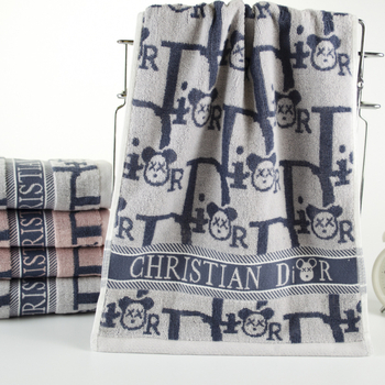 Prosop de față din bumbac 100%, țesătură Jacquard, 32s, 75 g