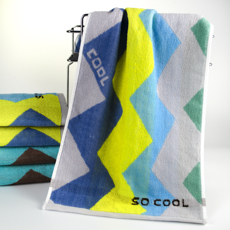 Prosop de față din bumbac 100%, țesătură Jacquard, 32s, 75 g