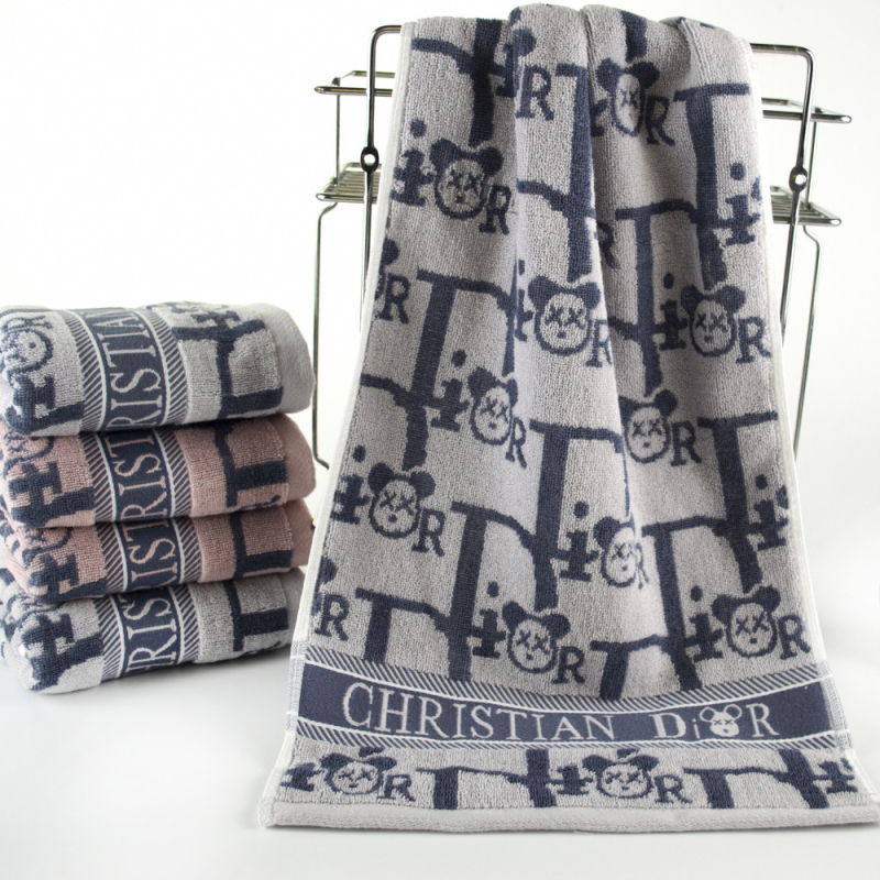 Prosop de față din bumbac 100%, țesătură Jacquard, 32s, 75 g