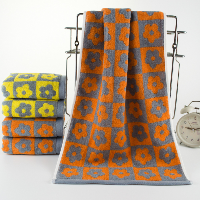 Prosop de față din bumbac 100%, țesătură Jacquard, 32s, 75 g