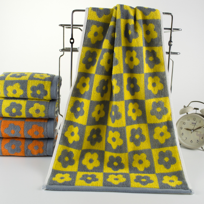 Prosop de față din bumbac 100%, țesătură Jacquard, 32s, 75 g