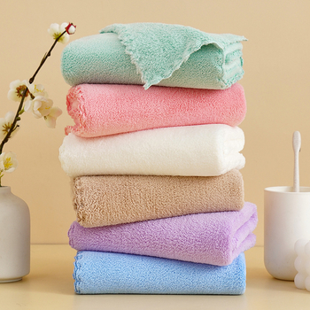 Πετσέτα coral velvet από τη Yuqian, πολυεστέρας, νήμα 150D, κομμένος βελούδο, βάρος 80–100 g