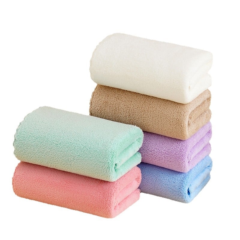 Πετσέτα coral velvet από τη Yuqian, πολυεστέρας, νήμα 150D, κομμένος βελούδο, βάρος 80–100 g