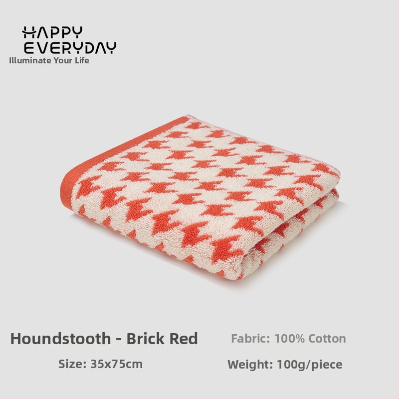 Πετσέτα προσώπου από 100% βαμβάκι, ζακάρντ με κλασικό μοτίβο, βάρος 100–120 g