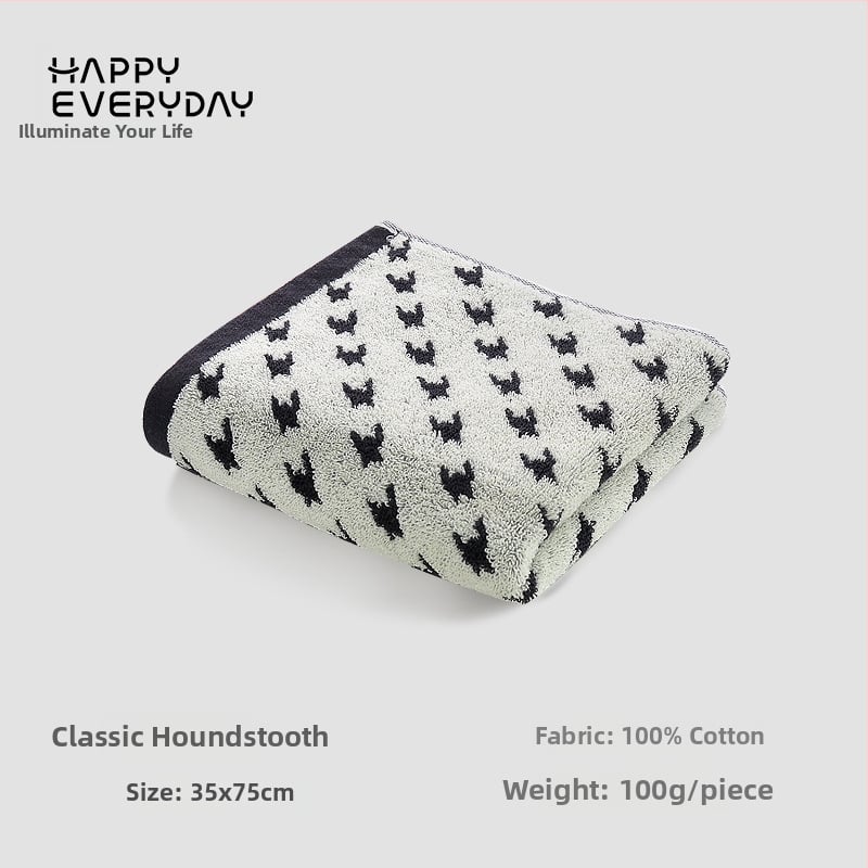 Πετσέτα προσώπου από 100% βαμβάκι, ζακάρντ με κλασικό μοτίβο, βάρος 100–120 g