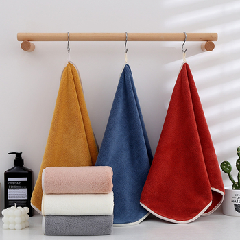 Πετσέτα φλις από κοραλλιο, ομαλό ύφανση, βάρος 80 g/m², υψηλή απορροφητικότητα 5–10 s, εξατομικευμένο λογότυπο, διαθέσιμο ιδιωτικό σήμα