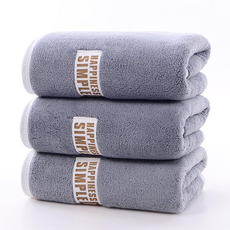 Σετ πετσετών μπάνιου από φλις κοραλλιών, μαλακές και απορροφητικές, νήμα 150D, ύφανση plain weave, βάρος υφάσματος 400–500 g, προσαρμοσμένη επεξεργασία