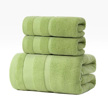 Σετ πετσετών μπάνιου και προσώπου από 100% βαμβάκι, 32‑πλέξη ύφανση, 450 g+, σετ δώρου