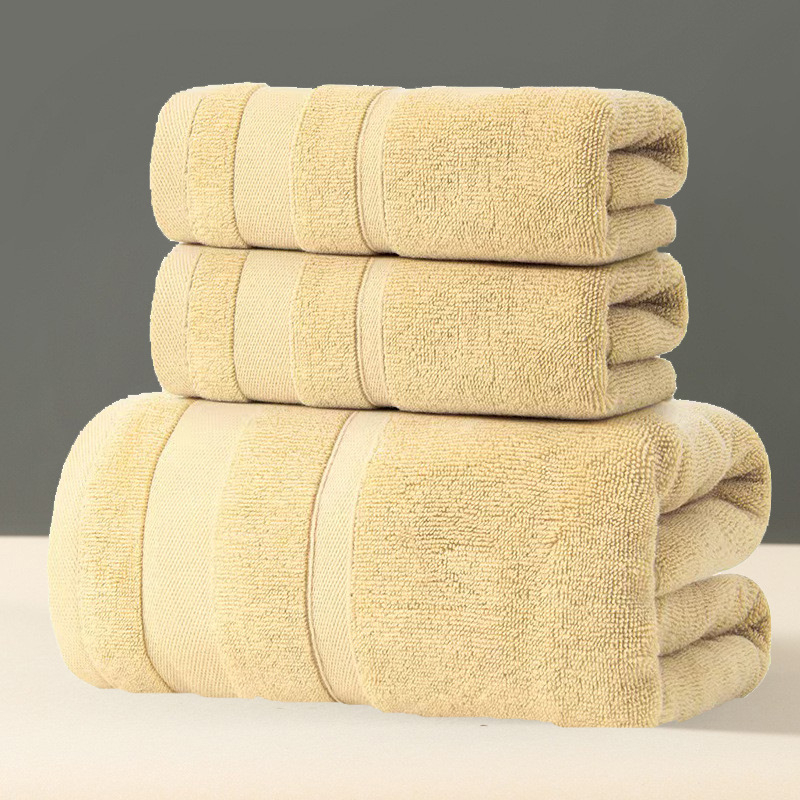 Σετ πετσετών μπάνιου και προσώπου από 100% βαμβάκι, 32‑πλέξη ύφανση, 450 g+, σετ δώρου