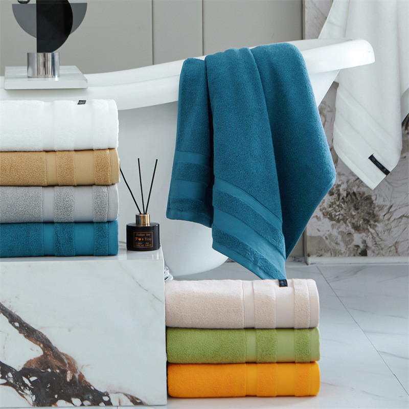 Set prosoape pentru față și corp din bumbac 100%, jacquard, 2-ply fir, 200 g/m², absorbție 0–5 s