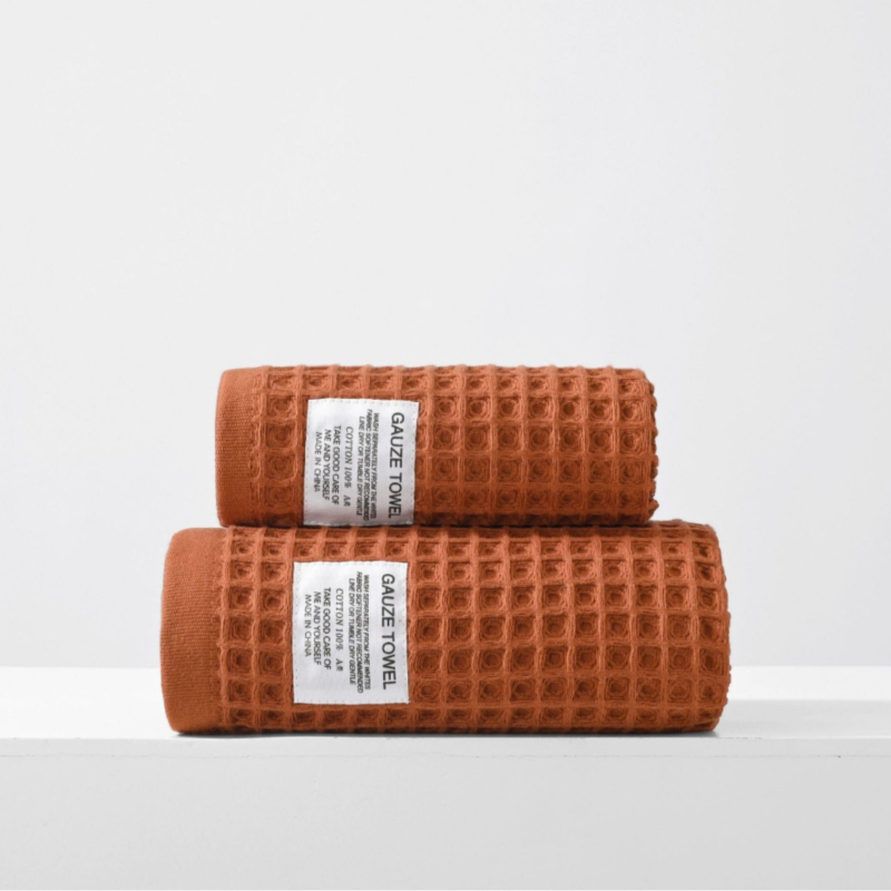 Πετσέτα μπάνιου σε ιαπωνικό στυλ, βαμβάκι βάφλ, 32s combed cotton, plain weave, 360 g