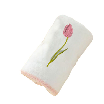 Set cadou de prosoape din fleece coral cu broderie, 150D fir, greutate 50-80 g, personalizare disponibilă