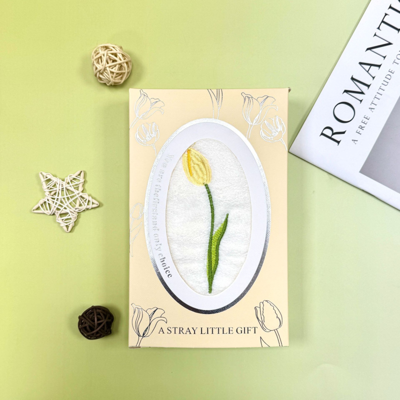 Set cadou de prosoape din fleece coral cu broderie, 150D fir, greutate 50-80 g, personalizare disponibilă