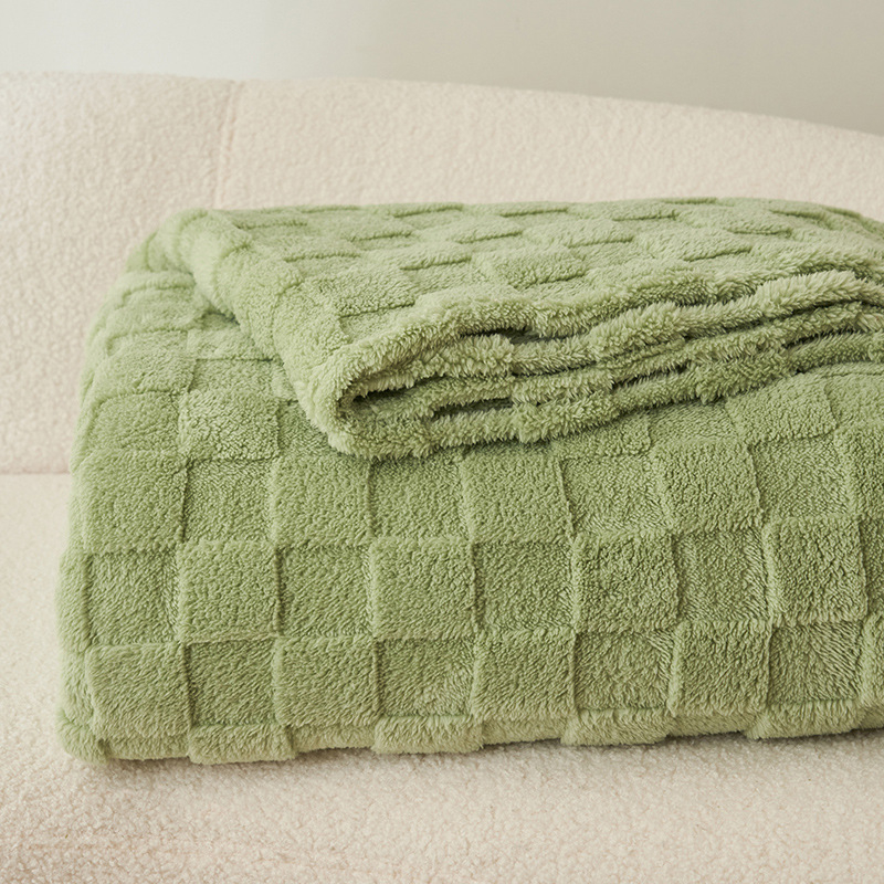 Poliesterska deka s geometrijskim uzorkom za ured i sofu, težina ispod 300 g, moderan minimalistički stil